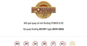 Kết quả Vietlott Power 6/55 ngày 20/01/2026 Jackpot 1 hơn 257 tỷ đồng đã tìm thấy chủ nhân may mắn