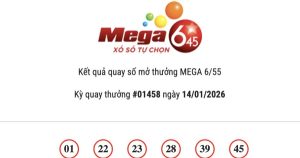 Kết quả Vietlott Mega 6/45 ngày 14/01/2026 Jackpot gần 22,2 tỷ đồng vô chủ