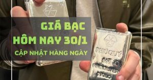 Giá bạc hôm nay 30/1 xuất hiện nhịp điều chỉnh giảm nhưng bạc Phú Quý giữ vùng 118 triệu đồng/kg
