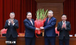 Các vị lãnh đạo Triều Tiên Palestine ASEAN chúc mừng Tổng Bí thư Tô Lâm