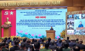 Phấn đấu đến 2045 cơ bản làm sạch diện tích đất ô nhiễm bom mìn