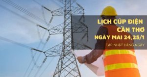 Lịch cúp điện Cần Thơ ngày mai 24/12 và 25/1 không có kế hoạch cắt điện trên địa bàn tỉnh