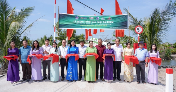 Khánh thành Cầu Nối Yêu Thương 114: Gỡ 'điểm nghẽn' giao thông nơi đất Mũi
