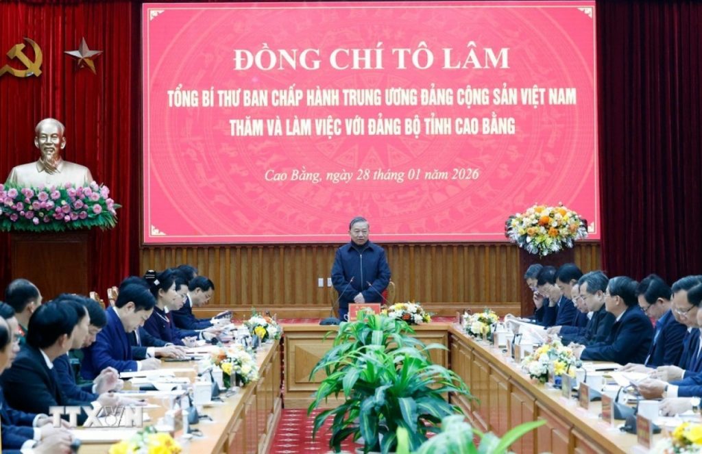 Tổng Bí thư Cao Bằng cần biến vị trí biên giới thành lợi thế chiến lược