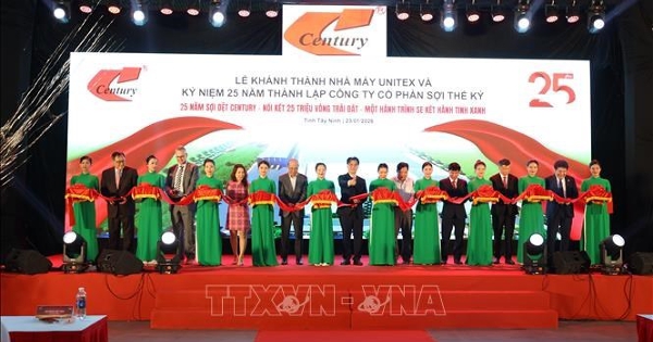 Tây Ninh đưa nhà máy sản xuất sợi tổng hợp và vải vào hoạt động缩略图 Tây Ninh đưa nhà máy sản xuất sợi tổng hợp và vải vào hoạt động