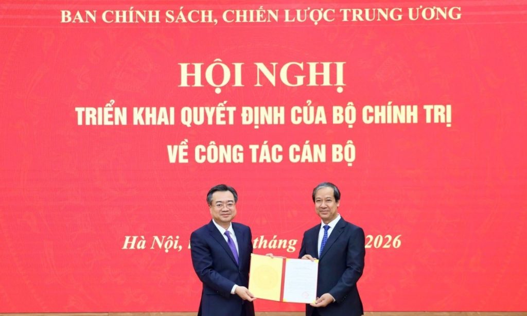Bộ Chính trị bổ nhiệm hai Phó Trưởng Ban Chính sách chiến lược Trung ương