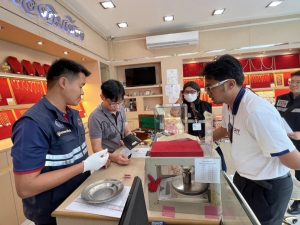 Thái Lan tăng cường kiểm tra cân điện tử tại các tiệm vàng