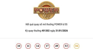 Kết quả Vietlott Power 6/55 ngày 31/01/2026: Jackpot 2 hơn 20 tỷ đồng đã có chủ