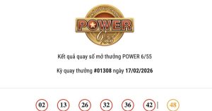 Kết quả Vietlott Power 6/55 ngày 17/02/2026: Cả hai giải Jackpot đều không có chủ nhân trúng thưởng