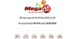 Kết quả Vietlott Mega 6/45 ngày 22/02/2026: Jackpot hơn 30,1 tỷ đồng chưa có người trúng