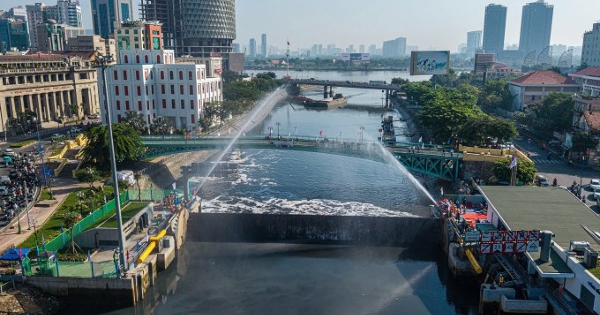 TP HCM vận hành cống hơn 400 tấn ở dự án chống ngập 10.000 tỷ đồng