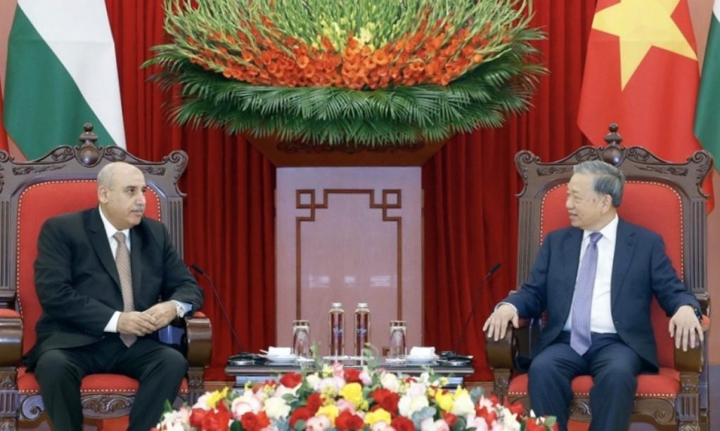 Tổng Bí thư Tô Lâm tiếp Chủ tịch Hạ viện Jordan