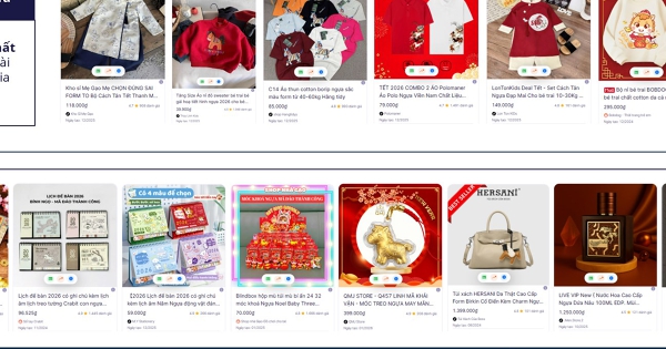 Người Việt mua hơn 3 triệu sản phẩm linh vật ngựa trong dịp cận Tết 2026 trên sàn TMĐT