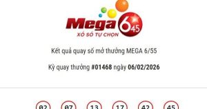 Kết quả Vietlott Mega 6/45 ngày 06/02/2026 Jackpot hơn 15,2 tỷ đồng vô chủ