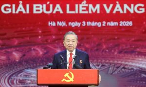 Phát biểu của Tổng Bí thư tại lễ tuyên dương Bí thư chi bộ xuất sắc và trao giải Búa liềm Vàng