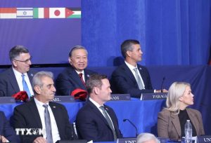 Tổng Bí thư dự cuộc họp khai mạc Hội đồng Hòa bình về Dải Gaza