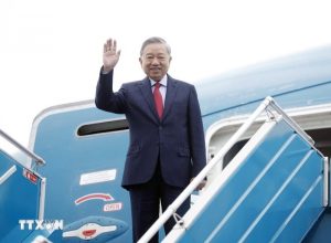 Tổng Bí thư lên đường dự cuộc họp khai mạc Hội đồng Hòa bình về Gaza