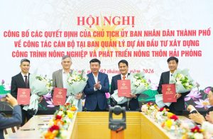 Hải Phòng công bố các quyết định nhân sự mới