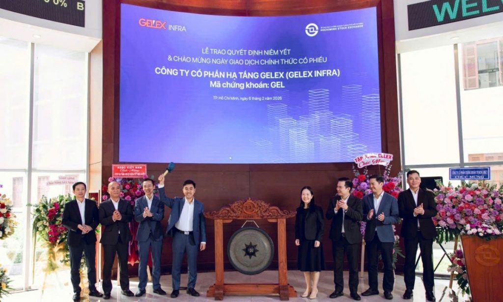 890 triệu cổ phiếu Gelex Infra chào sàn HOSE tăng trần 20