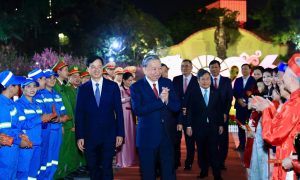 Tổng Bí thư Tô Lâm thăm chúc Tết Đảng bộ chính quyền và nhân dân Hà Nội