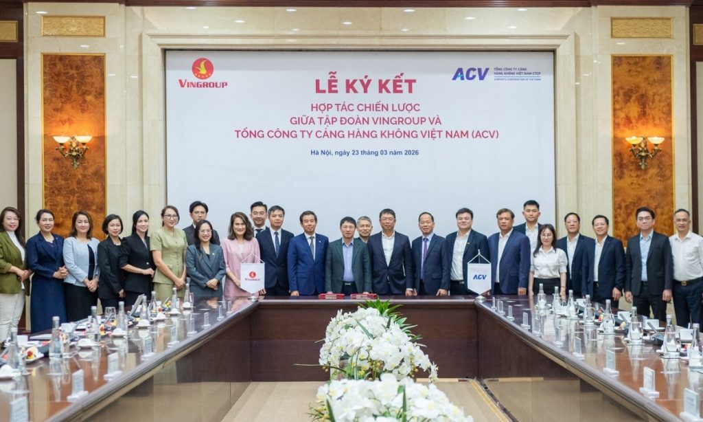 Vingroup hợp tác với ACV thúc đẩy chuyển đổi xanh ngành hàng không缩略图 Vingroup hợp tác với ACV thúc đẩy chuyển đổi xanh ngành hàng không