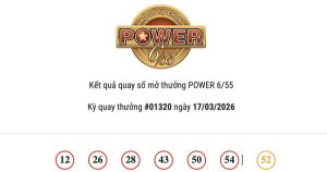 Kết quả Vietlott Power 6/55 ngày 17/03/2026: Jackpot 2 hơn 11 tỷ đồng đã có chủ