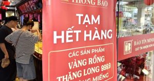 Nhiều thương hiệu báo hết vàng nhẫn