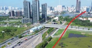 Hướng tuyến metro Bến Thành - Thủ Thiêm sắp xây dựng tại TP HCM