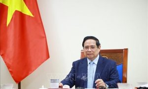 Thủ tướng Phạm Minh Chính điện đàm với Thủ tướng Kuwait