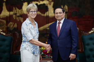 Thủ tướng Phạm Minh Chính tiếp Đoàn Quỹ Eisenhower của Hoa Kỳ