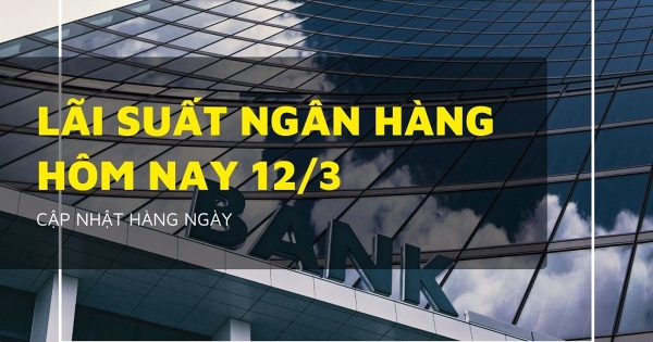 Lãi suất ngân hàng ngày 12/3 Techcombank tăng toàn bộ kỳ hạn, Agribank, Vietcombank và BIDV có theo sau?