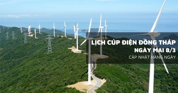 Lịch cúp điện Đồng Tháp ngày mai 8/3 mất điện tại phường Gò Công, Long Thuận ngày Quốc tế Phụ nữ