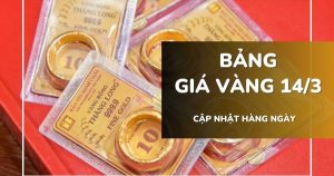 Bảng giá vàng hôm nay 14/3: Vàng SJC, nhẫn trơn và nữ trang tiếp tục giảm mạnh 1,5 - 3 triệu đồng/lượng