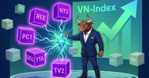 Nhóm điện đồng loạt tăng trần, VN-Index giữ nhịp hồi hơn 30 điểm