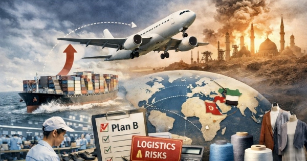 Logistics biến động vì Trung Đông, doanh nghiệp xuất khẩu cân nhắc vận chuyển bằng đường hàng không
