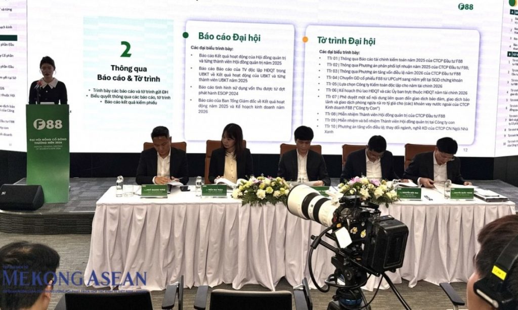 ĐHĐCĐ F88 Mục tiêu lãi hơn 1 100 tỷ đồng chuyển niêm yết sang HoSE