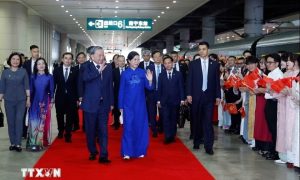 Tổng Bí thư Chủ tịch nước kết thúc tốt đẹp chuyến thăm Trung Quốc