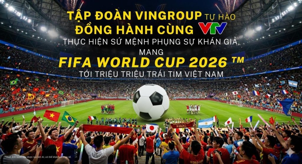 Vingroup Techcombank và VPBank đồng hành mang World Cup về Việt Nam