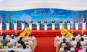 Toàn cảnh Lễ khởi công tuyến đường sắt cao tốc Hà Nội Quảng Ninh