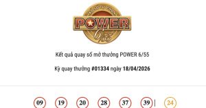 Kết quả Vietlott Power 6/55 ngày 18/04/2026: Cả hai giải Jackpot đều không có chủ nhân trúng thưởng