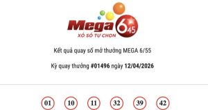 Kết quả Vietlott Mega 6/45 ngày 12/04/2026 Jackpot hơn 13,5 tỷ đồng lại lỡ hẹn với người chơi