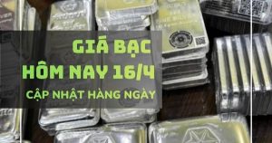 Giá bạc hôm nay 16/4 Đồng loạt giảm, bạc Phú Quý và bạc DOJI vẫn dẫn đầu 83 triệu đồng/kg