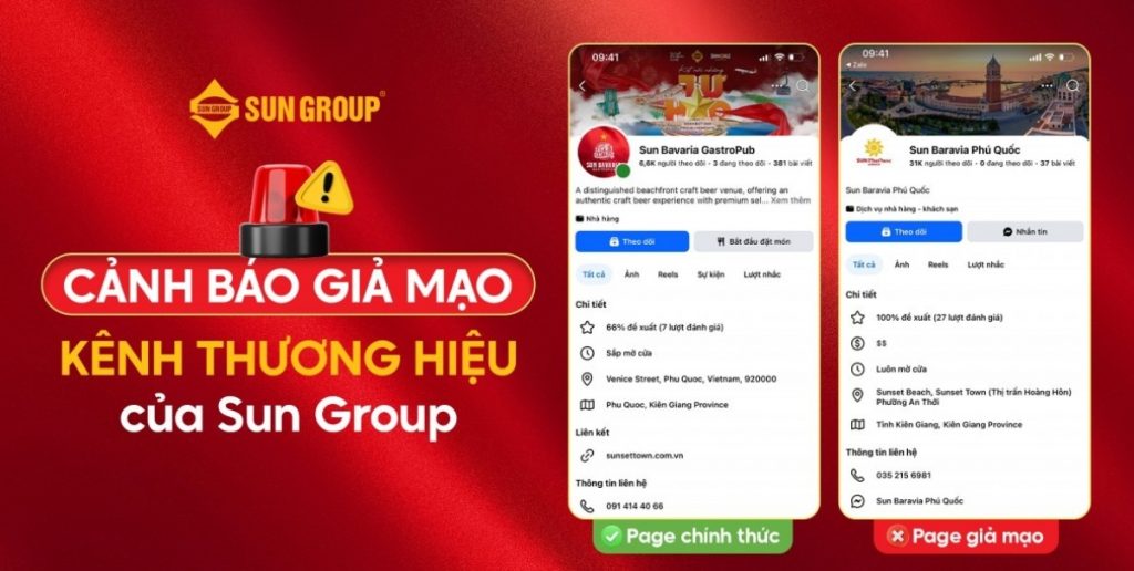 Sun Group cảnh báo giả mạo kênh du lịch nghỉ dưỡng tuyển dụng