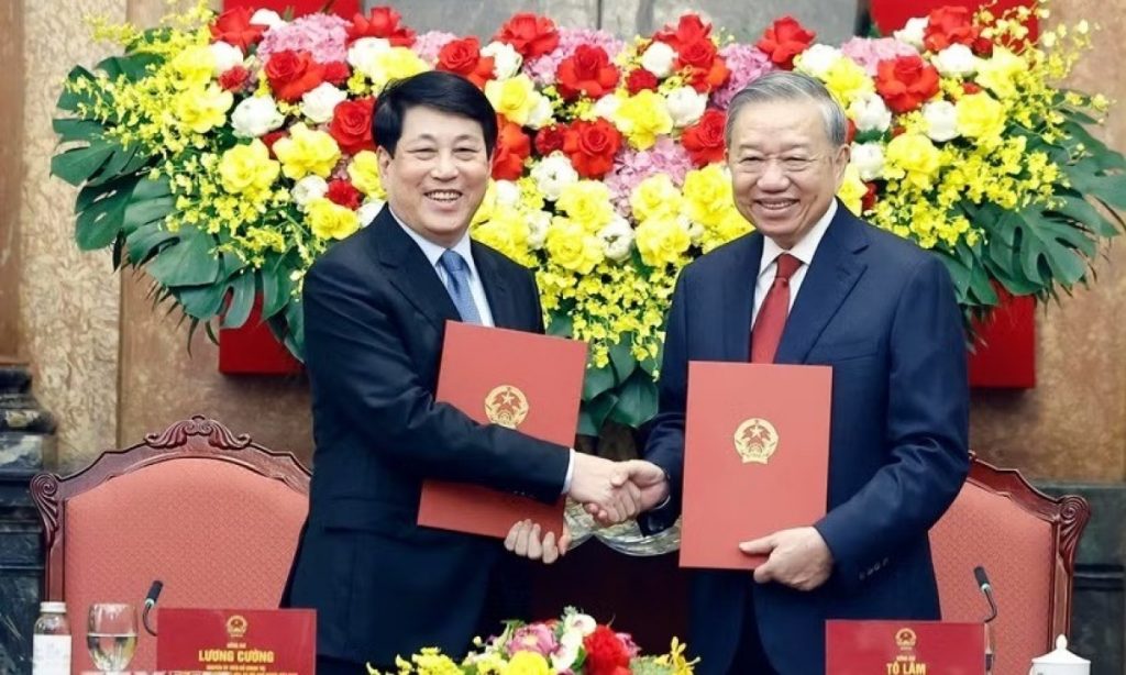 Tổng Bí thư Tô Lâm nhận bàn giao công tác của Chủ tịch nước