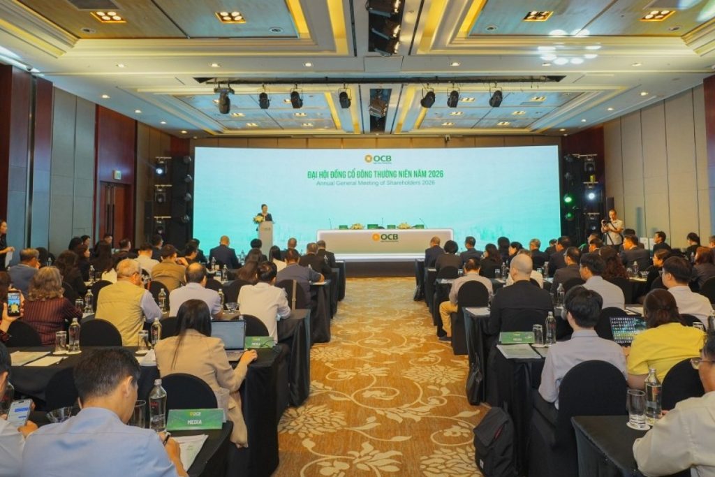 ĐHĐCĐ OCB Mục tiêu lợi nhuận 2026 tăng 39 đạt 6 960 tỷ đồng