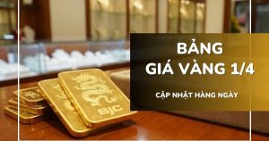 Bảng giá vàng hôm nay 1/4: Vàng SJC, nhẫn trơn và nữ trang đồng loạt leo cao, tăng tới 1,8 triệu đồng/lượng