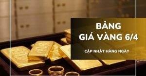 Bảng giá vàng hôm nay 6/4: Vàng SJC, nhẫn trơn và nữ trang giảm mạnh, có nơi mất tới 2,5 triệu đồng/lượng
