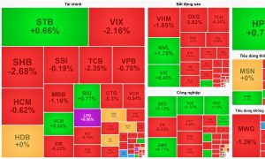 VN Index chìm trong sắc đỏ dòng tiền giảm xuống dưới ngưỡng 20 000 tỷ đồng