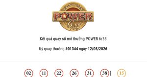 Kết quả Vietlott Power 6/55 ngày 12/05/2026: Jackpot 2 hơn 5,3 tỷ đồng đã có chủ