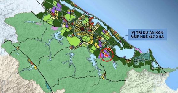 Sắp xây VSIP Huế